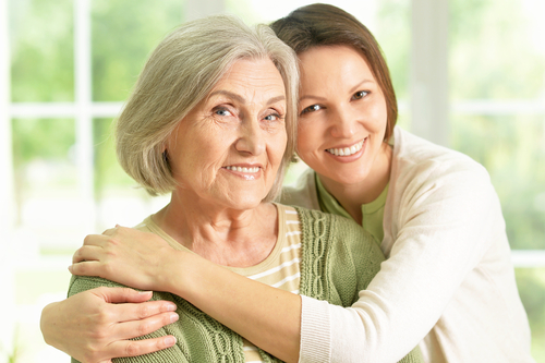 Mother and daughter celebrating after Cataract Surgery